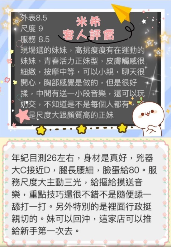 【頂妝舒壓館-米希】166/47/D