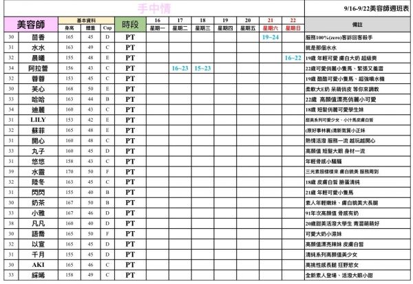 【手中情舒壓館】最新班表-【約約客】老司機的最愛-私人寶箱